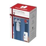 Automatic Curtain Opener with Remote, Gifts for Women and Men, Compatible with Alexa and Google Home, Bluetooth Curtain Opener with App/Timer(For Roman, T/U Tracks - With Remote)