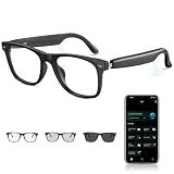 Smart Glasses for Men & Women, Audio Photochromic Glasses with Translation