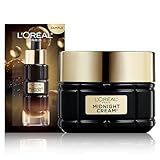 L'Oreal Paris Age Perfect Anti-Aging Midnight Cream, Face Moisturizer to Reduce Wrinkles and Firm Skin, 1.7oz + Serum Sample