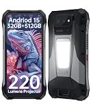 8849 Tank X Phone 5G, Android 15 Rugged Smartphone with 220LM Projector