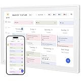 Digital Calendar, 10.1inch Smart WiFi Electronic Calendar&Chore Chart, IPS Touch Screen HD Display for Family Schedules, Share Moments Instantly from Anywhere