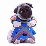 Dog Halloween Scissors Style Doll Costume, Adjustable Funny Cosplay Party Clothes for Small Medium Large Dogs Cats Pet