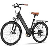 ZDZA Electric Bike for Adults 26'', 1200W Peak Motor, 65 Miles Max Range E Bike for Adults with 7-Speed, 48V Removable Battery, Front Suspension, Adult Electric Bicycle for Commute Beach Snow