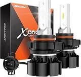 SEALIGHT 5201 5202 Led Fog Light Bulbs, 14,000 Lumens 600% High Bright Super Heat Dissipation PS19W PS24W Fog Lights Led, 6500K Cool White 50000HRS Lifespan 5202 Fog Light Bulb for Interior Lighting
