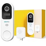 Vicohome DB3 2K Smart Video Doorbell with Chime, Home Security Battery Camera Wireless, Audible Alarm, Easy to Setup, Human Detection,Two Way Audio, 2.4GHz Wi-Fi, No SD Slot, 180 Days Exchange Policy