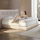 Vorpxin Queen Mattress 12 Inch Hybrid Bedroom Mattress, Cooling Gel Memory Foam & Wrapped Pocket Coils, Couple Motion Isolation, Balanced Support, CertiPUR-US Certified