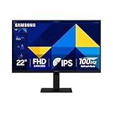 SAMSUNG 22" (S30GD) Essential Monitor with IPS Panel and Tilt Only Stand, 100Hz Refresh Rate, Ergonomic Design, Advanced Eye Care, Game Mode, LS22D304GANXZA