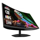 New! Sceptre Curved 24-inch Gaming Monitor 1ms 100Hz 1500R DisplayPort HDMI X2 Eye Care 100% sRGB Build-in Speakers, Machine Black 2026 (C248W-FW100T Series)
