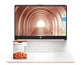 HP 14" HD Laptop 2026, Thin & Light Business Student Notebook, Intel Dual Core, 4GB RAM 64GB eMMC, 12H Long Battery Life, Webcam Microphone, Multiple Ports, Microsoft 365, Pale Rose Gold, LE Bundle
