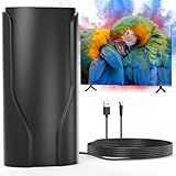 TV Antenna Indoor 2025, Antenna for Smart TV, Receive Stable and Large Number of Channels, Outdoor Antenna with Hooks, Digital Antenna for Smart tv Indoor. Outdoor Antenna Supports 4K 8K,1080p.