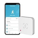 WiFi Human Presence Sensor: Smart Motion Sensor with App Notification Alerts, 5.8GHz mmWave Radar Detector, Zone Positioning, Human Body Exists Sensor for Home Security & Home Automation