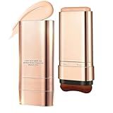 2PCS Flawless & Long-Lasting Dual-Ended Foundation Stick, 3-In-1 Contouring Foundation, Full Coverage Cream, Lightweight, Brightens, Long-Lasting for All Skin Types (#02 Natural Color)