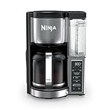 Ninja Fresh Brew™ Drip Coffee Maker | Programmable 14Cup Glass Carafe, Brew Classic & Rich, 70oz Removable Water Reservoir | Small Batch, Delay Brew, Adjustable Warming Plate | Stainless Steel | CE451