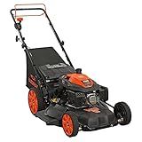 YARDMAX 22 in. 201cc Select PACE 6 Speed CVT High Wheel FWD 3-in-1 Gas Walk Behind Self Propelled Lawn Mower, Black (YG2860)