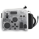 TOUR BOX Elite Plus - iPad Drawing Bluetooth Controller, Video Editing Photo Color Grading Speed Editor, Programmable Keyboard for Davinci Procreate Adobe Softwares and More, Creative Console Set