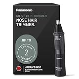 Panasonic Men’s Ear and Nose Hair Trimmer, Wet Dry Hypoallergenic Dual Edge Blade, Ear Hair Trimmer for Men - ER-GN30-H