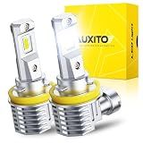 AUXITO H11 LED Bulb H8 H9 H16 80000LM 6500K Cool White, 22W Low Power Consumption, Plug-N-Play Non-Polarity Design, Perfect Beam Pattern for Fog Lights, Driving Lights, Replacement Bulbs Pack of 2