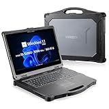 MUNBYN Rugged Laptop IRX16, 15.6" Windows 11 Pro, Intel i5-1235U, 16GB DDR5+512GB Replaceable SSD, Wi-Fi 6, 1000 Nits Sunlight Readable, IP65 Waterproof Laptop, Rugged Computer, 2Y Protection(New)