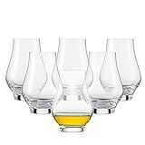 SCHOTT ZWIESEL Bar Special Whiskey Nosing Tumbler (Set of 6), Special Nosing Glass for Whiskey, Dishwasher-Safe Tritan Crystal Glasses, Made in Germany (11 Ounce)