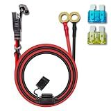 BFXM 10AWG 2FT SAE Connector Extension Cables with 15& 20A Fuse