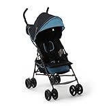 Ingenuity 3D Mini Convenience Stroller – Lightweight Stroller with Compact Fold, Multi-Position Recline, Canopy with Pop Out Sun Visor – Umbrella Stroller for Travel & More, Blue/Black