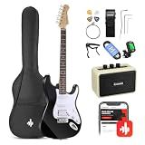 Donner DST-100B 39 Inch Electric Guitar Beginner Kit