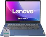 Lenovo IdeaPad Slim 3 Chromebook, 14" FHD Touchscreen Laptop, 4GB RAM, 576GB Storage (64GB SSD+512GB SD Card), MediaTek Processor (8-Core), Chrome OS, Abyss Blue