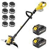 Glenvera 20V 12” 2-in-1 Cordless String Trimmer & Electric Lawn Edger