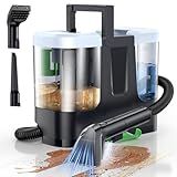 Portable Carpet & Upholstery Cleaner, 18Kpa Carpet Cleaner Machine for Deep Stain Removal, Spot Cleaner for Pet Accidents, Area Rugs, Stairs, Car Seats & Couches, Includes Tools & Self-Cleaning