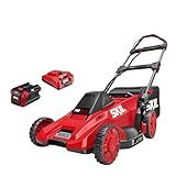 SKIL 40V Brushless 20" Push Mower Kit Including 6.0Ah Battery and 150W Charger-PM4910-15
