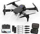 Mini Drone for Kids with 4K Dual Cameras Remote Control Toys Gifts for Boys Girls with Altitude Hold, Headless Mode, One key Return/Emergency Stop, 3D Flips 2 Batteries, Foldable RC Quadcopter
