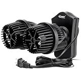 hygger 2100GPH Double Head Aquarium Wave Maker, Quiet 5W Aquarium Circulation Pump, with Strong Magnetic Suction Base, 360°Adjustable Power Head, for 40~110 Gal Tank
