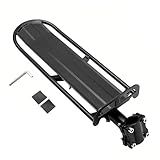 ThreeH Retractable Bike Luggage Cargo Rack Aluminum Alloy Bicycle Pannier Bag Holder Easy to Install BK41