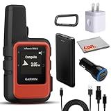 Garmin inReach Mini 2 Satellite Communicator (Flame Red) Bundle