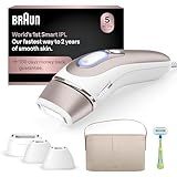 Braun IPL Skin i·expert, at Home Laser Hair Removal, Permanent Visible Hair Reduction, Holiday Gifts for Women and Men with Free App, SMART IPL, Vanity Case, Venus Razor, 4 Smart Heads, PL7387