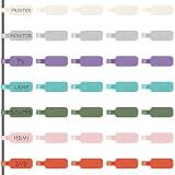 Trilancer Cable Cord Labels Large Size for Wire Organizing & Identification