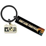 Ikacvb Cool Photographer Gifts For Men Women Camera Lovers Gift Inspirational Keychain Gifts For Photographers Photo Lovers Birthday Christmas Don’t Lose Your Focus