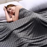 Topcee Cooling Blanket Queen Size- 90"x90" Summer Cooling Blanket for Hot Sleepers Arc-Chill Q-Max >0.45 Cool Fiber, Keeps Cool for Night Sweats, Soft Lightweight Sofa Blankets for Kid Adults