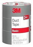 3M Duct Tape, 3 Rolls, 1.88 Inches x 55 Yards, Hand Tear, Bundle, Patch, Protect & Repair, Great Strength For Durability, Adheres To Multiple Surfaces (1055-3PK)