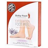 Baby Foot Original Exfoliation Foot Peel - For Rough Cracked, Dry Feet, Dead Skin Removal - Foot Peeling Mask for Baby Soft Feet - Spa Experience at Home & Gift Ideas - Lavender Scented