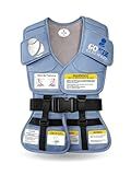 Gokiz 801 Child Restraint Vest – Lightweight Portable Car Seat Belt Positioner, Travel Safety Harness (Ages 3–6, Light Blue)