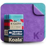 Koala Lens Cleaning Cloth | Japanese Microfiber | Blue & Purple (Pack of 6)