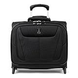 Travelpro Maxlite 5 Softside Lightweight Rolling Underseat Tote Upright 2 Wheel Bag, Men and Women, Black, 16-Inch