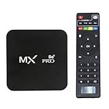 MX Pro 5G Smart 4K Ultra HD Media Player WiFi 6 Bt Remote Control 16GB USB Home Media Player