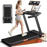 16% Incline Treadmill with Handle,Foldable Treadmills for Home