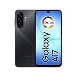 Samsung Galaxy A17 4G Dual SIM | 128GB, 4GB, Splash Resistant | 6.7" 90Hz AMOLED, GSM Factory Unlocked for T-Mobile, Global | International Model | 256GB SD Bundle, Black