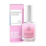 Beetles Nail Strengthener, Air Dry Pink Neutral Nail Polish Strengthener and Growth Nail Growth Treatment Nail Strengthener for Thin Nails and Growth