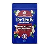Dr Teal's Epsom Salt Magnesium Soak, Soften & Moisturize with Shea Butter & Almond Oil, 3 lbs
