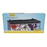 Tetra LED Hood 20 Inches By 10 Inches, Low-Profile Aquarium Hood With Hidden Lighting