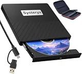 Synteryx External blu ray Drive，USB CD/DVD Drive for Laptops, DVD Burner